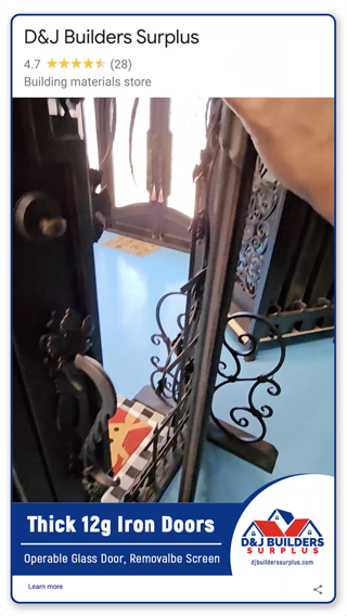sonoma hills iron door grapevine scrollwork design video