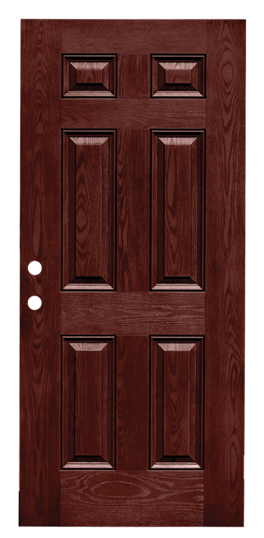 Cherry Fiberglass Door