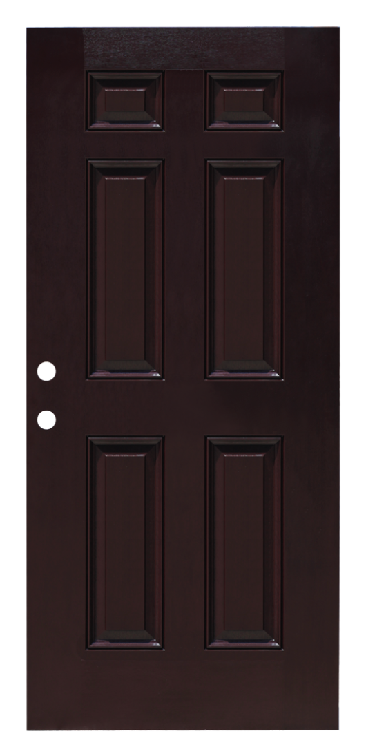 Mahogany Fiberglass Door