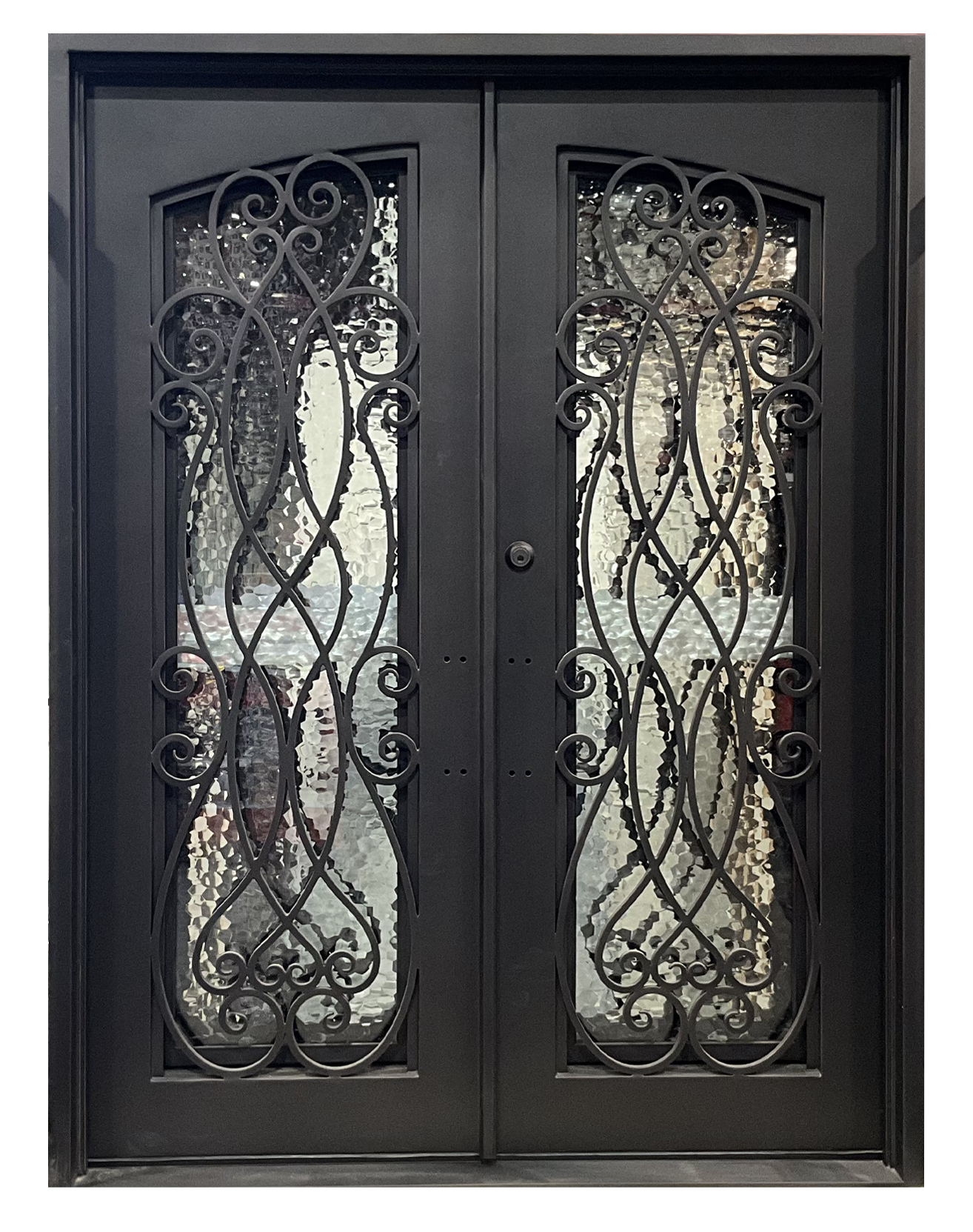 Brooke Iron Door Double Door Entry