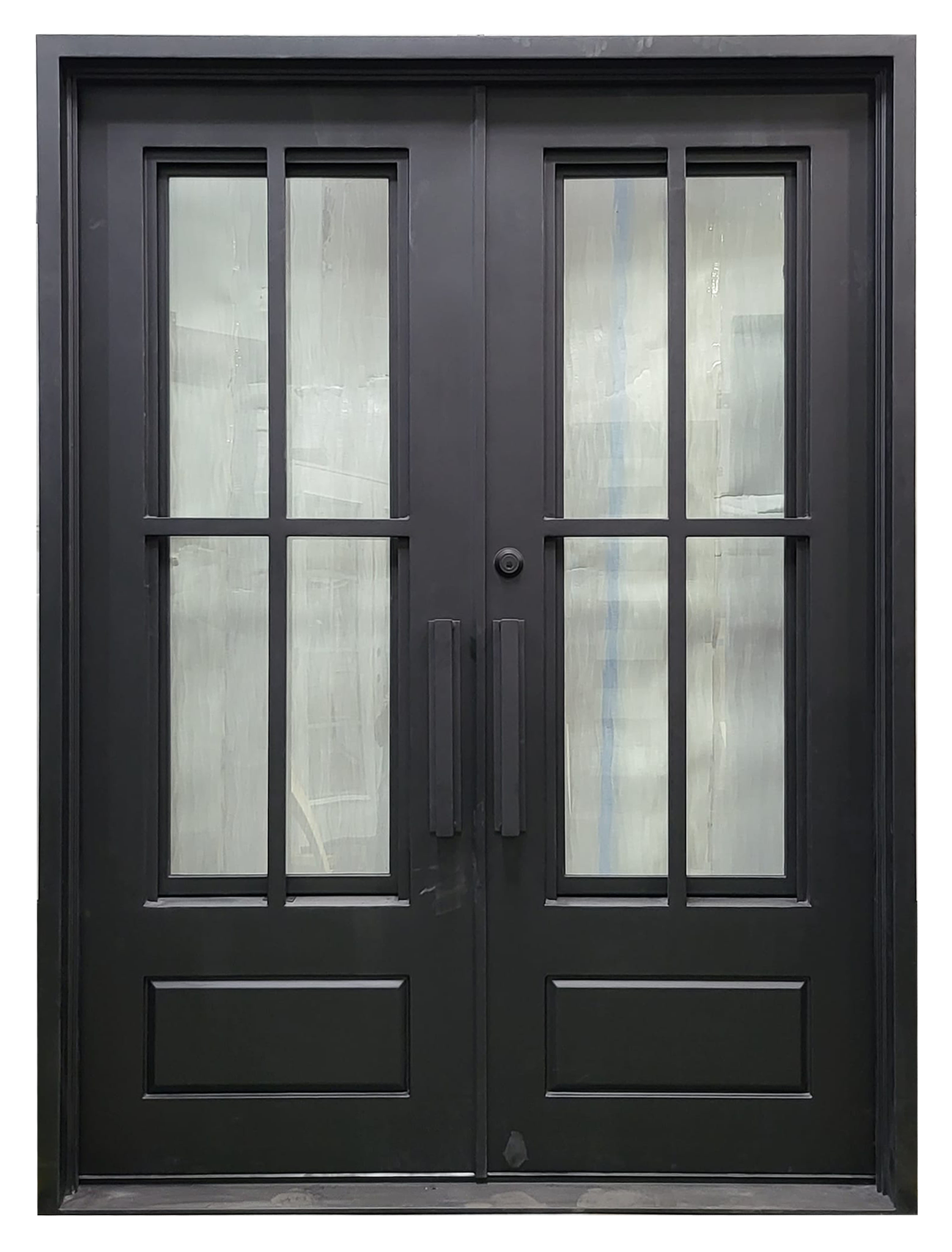 Double iron door