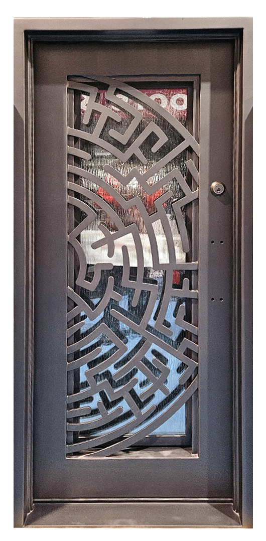 Aztec Iron Door