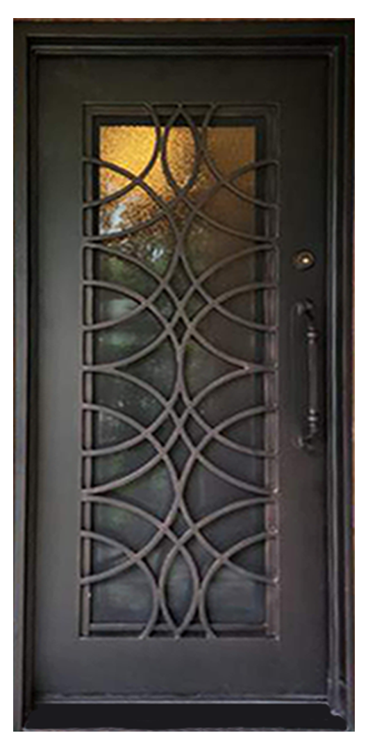 Bubbles Iron Door