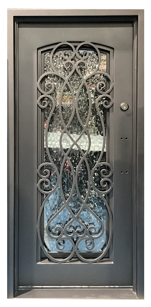 Southern Bell Iron Door