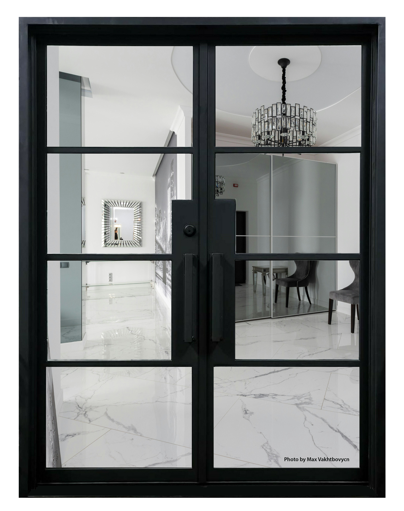 Minimal Minimalist Iron Door Iron Doors Double Door Entry