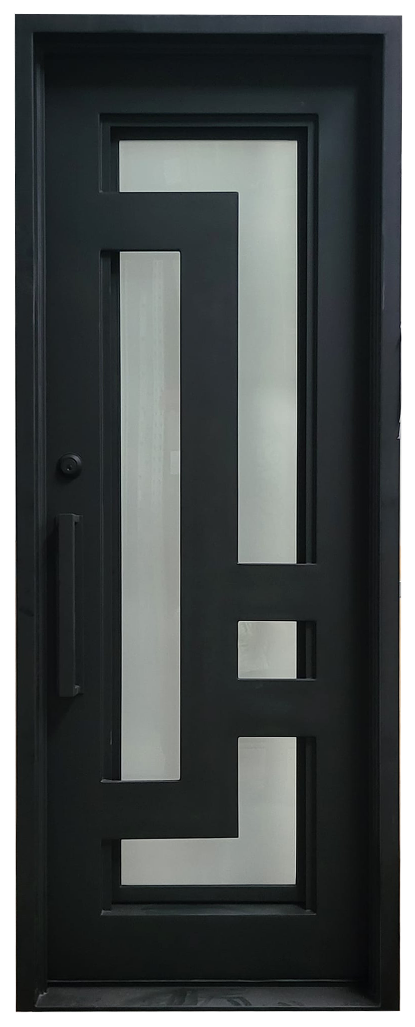 Modern 8ft iron door